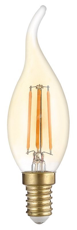 OPTONICA LED λάμπα Candle T35 Filament 1491, 4W, 2500K, E14, 400lm 2856