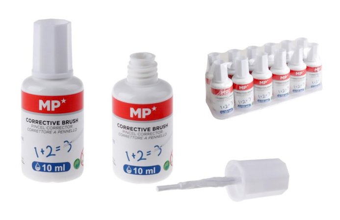 MP διορθωτικό υγρό με πινέλο , 10ml, 12τμχ