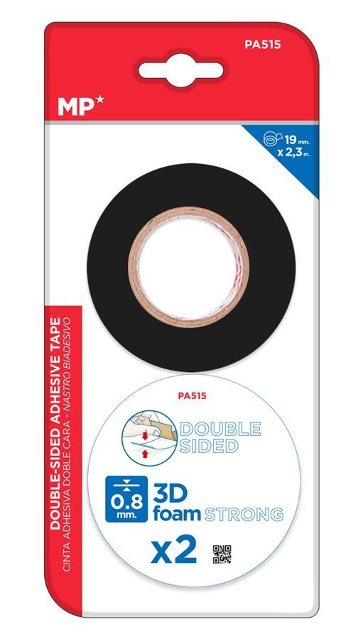 foam kollitiki tainia diplis opseos, 19mm, 2.3m, mayri, 2tmch 3784 Tainia diplis opseos 2