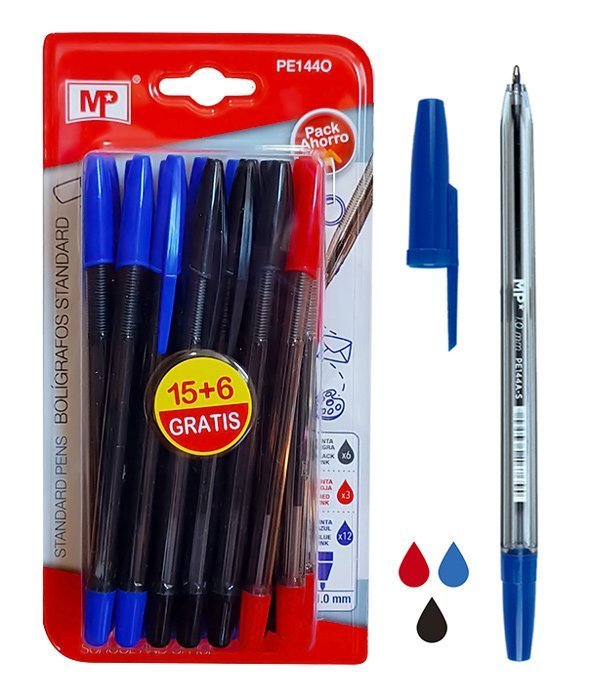 stylo diarkeias, 1mm, mple, mayro & kokkino, 21tmch 1558 Stylo 1