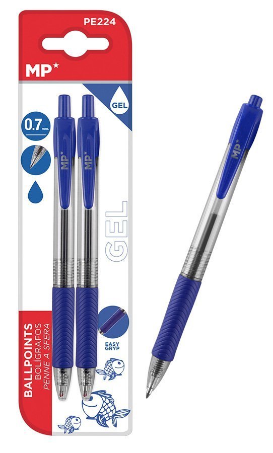 stylo diarkeias gel, 0.7mm, mple, 2tmch 1559 Stylo 1
