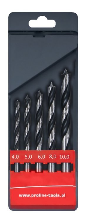 PROLINE σετ τρυπάνια για ξύλο 26295, 4.0-10.0mm, 5τμχ 3606