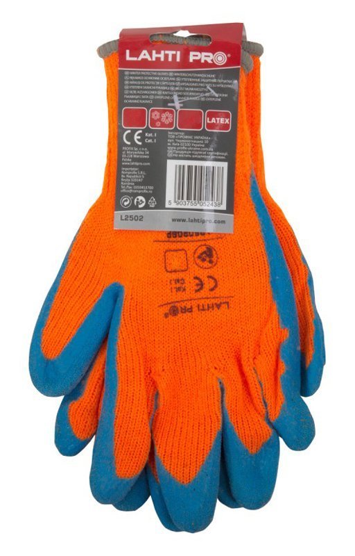 LAHTI O γάντια εργασίας L2502 προστασία έως -50°C 10/XL πορτοκαλί-μπλε 3453 - Image 2