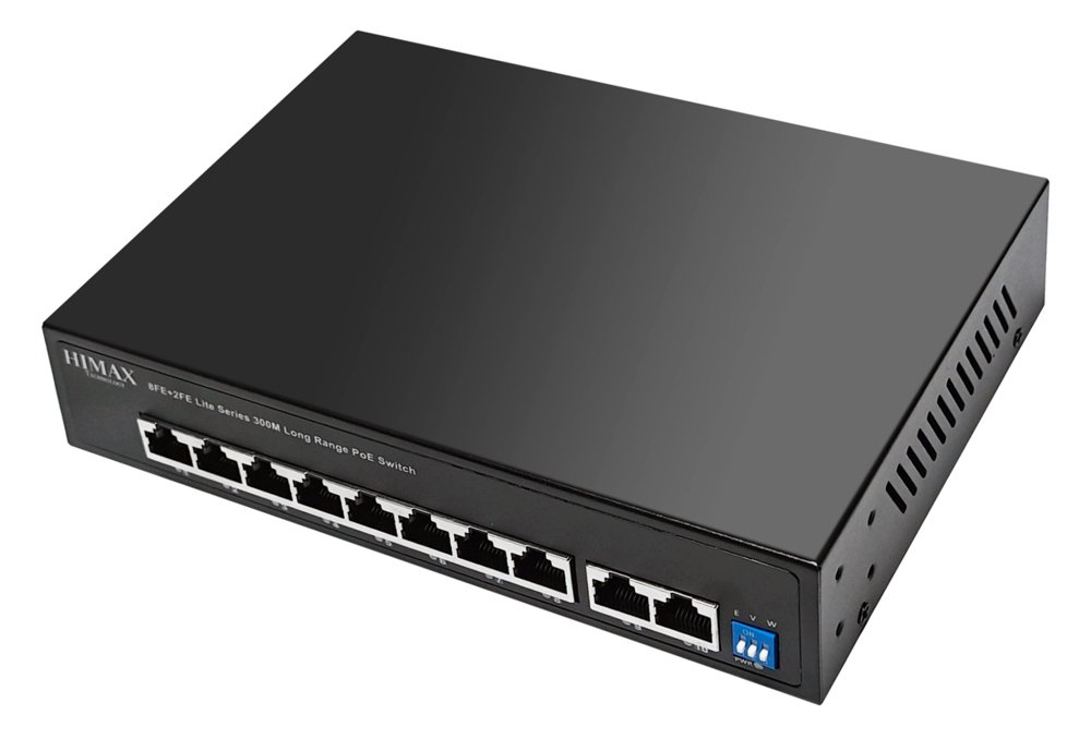 HIMAX PoE switch , 8x Ethernet PoE & 2x Ethernet θύρες, έως 100Mbps 7871 - Image 4
