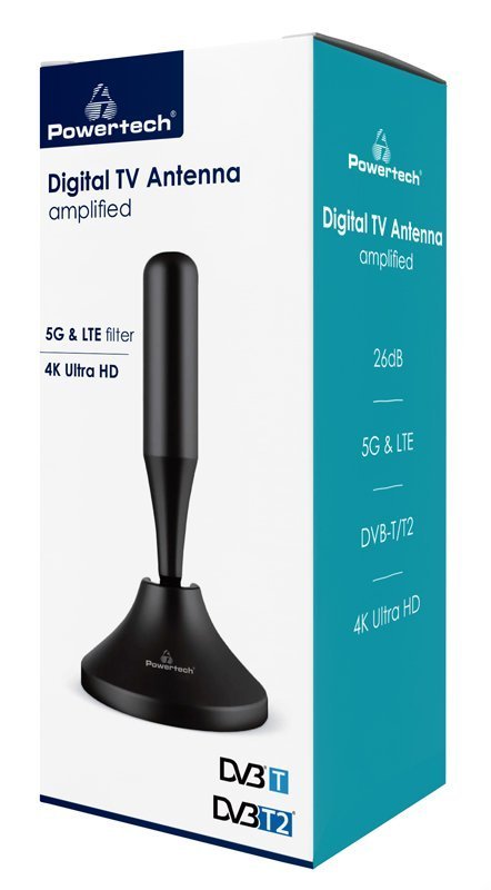 POWERTECH ψηφιακή κεραία , 5G & LTE, DVB-T/T2, 4Κ, 26dB 3377 - Image 3