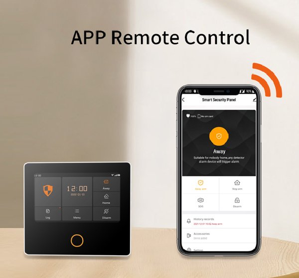 asyrmato systima synagermoy, afis, Wi-Fi, 2G, TUYA 5283 0 8