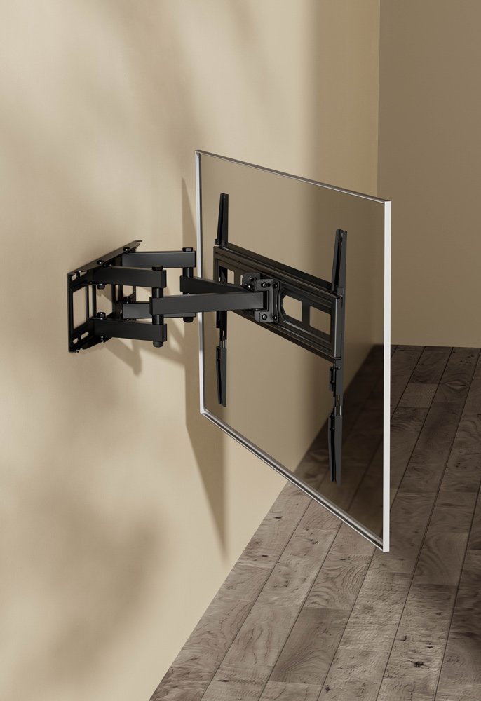 POWERTECH επιτοίχια βάση τηλεόρασης , 37-80", έως 40kg, full motion 5312 - Image 2