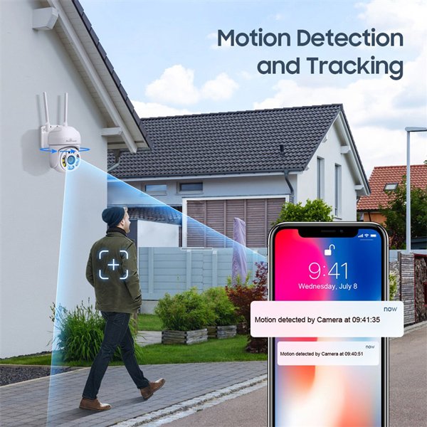 smart kamera, 2MP, Wi-Fi, PTZ, IP65 5466 outdoor
