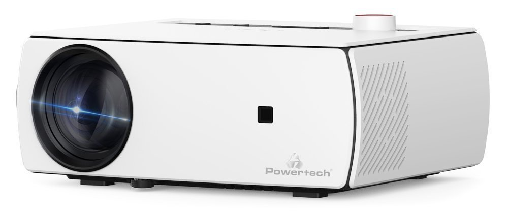 POWERTECH LED βιντεοπροβολέας , ηχείο, 1080p, 210 ANSI lm, λευκός 5593