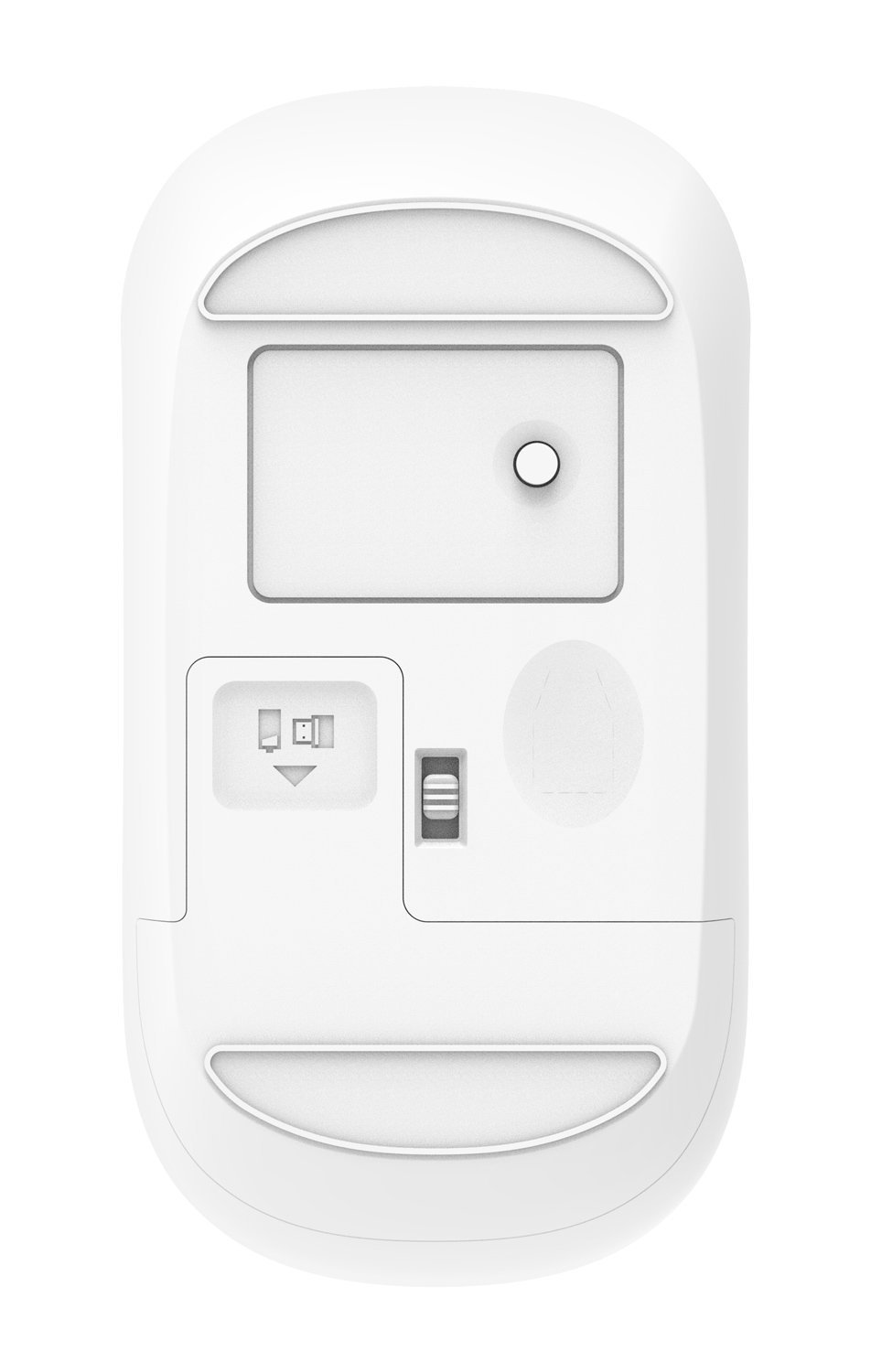 POWERTECH ασύρματο ποντίκι , USB δέκτης, 1000DPI, λευκό 6218 - Image 4