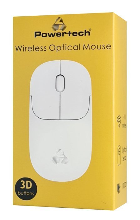 POWERTECH ασύρματο ποντίκι , USB δέκτης, 1000DPI, λευκό 6218 - Image 5