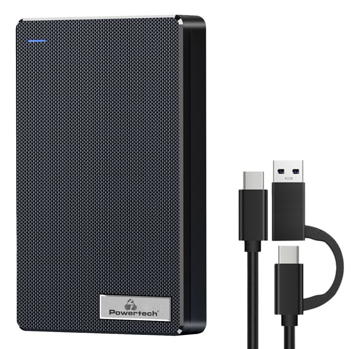 POWERTECH θήκη για 2.5" SATA HDD/SSD , 5Gbps, μαύρη 6424