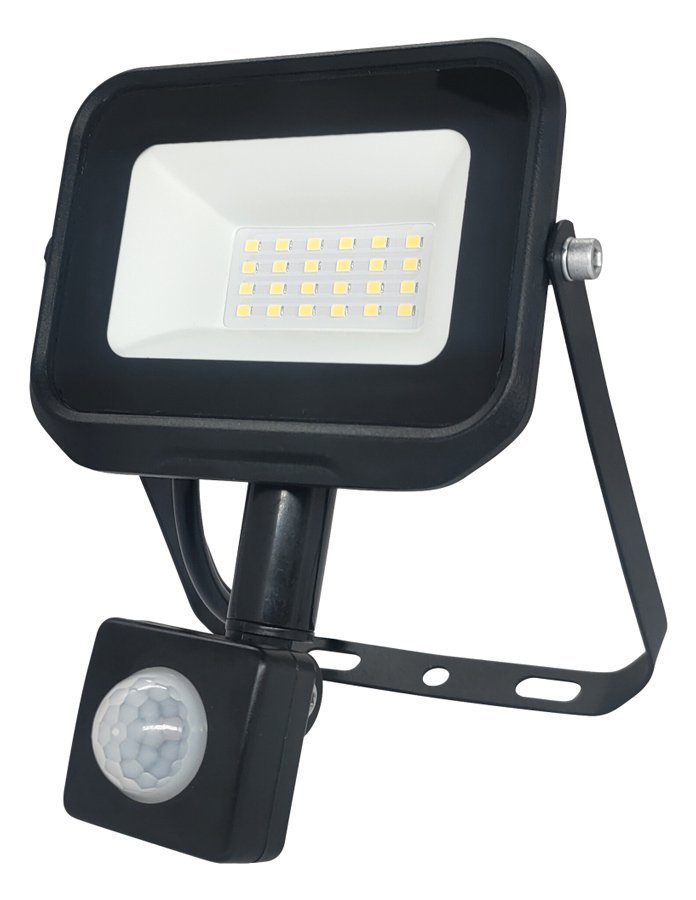 POWERTECH LED προβολέας , με αισθητήρα κίνησης, 20W, 4000K, IP65 6675