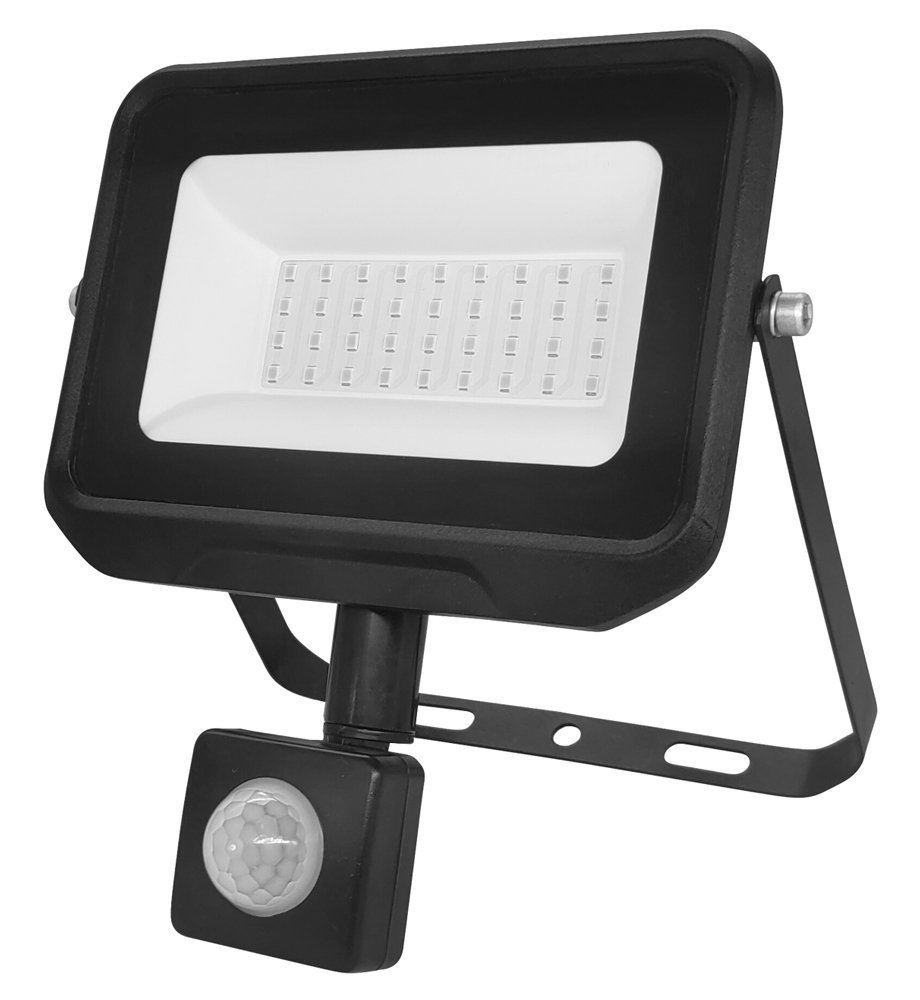 POWERTECH LED προβολέας , με αισθητήρα κίνησης, 30W, 4000K, IP65 6676