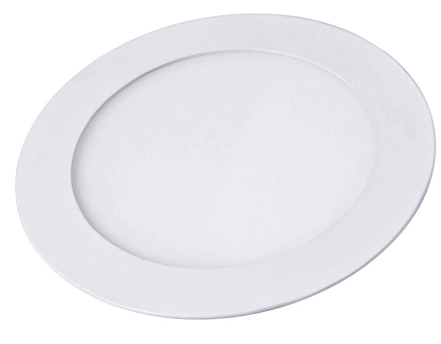 POWERTECH LED panel  χωνευτό, 18W, Φ22cm, 4000K, 1440lm, λευκό 6695