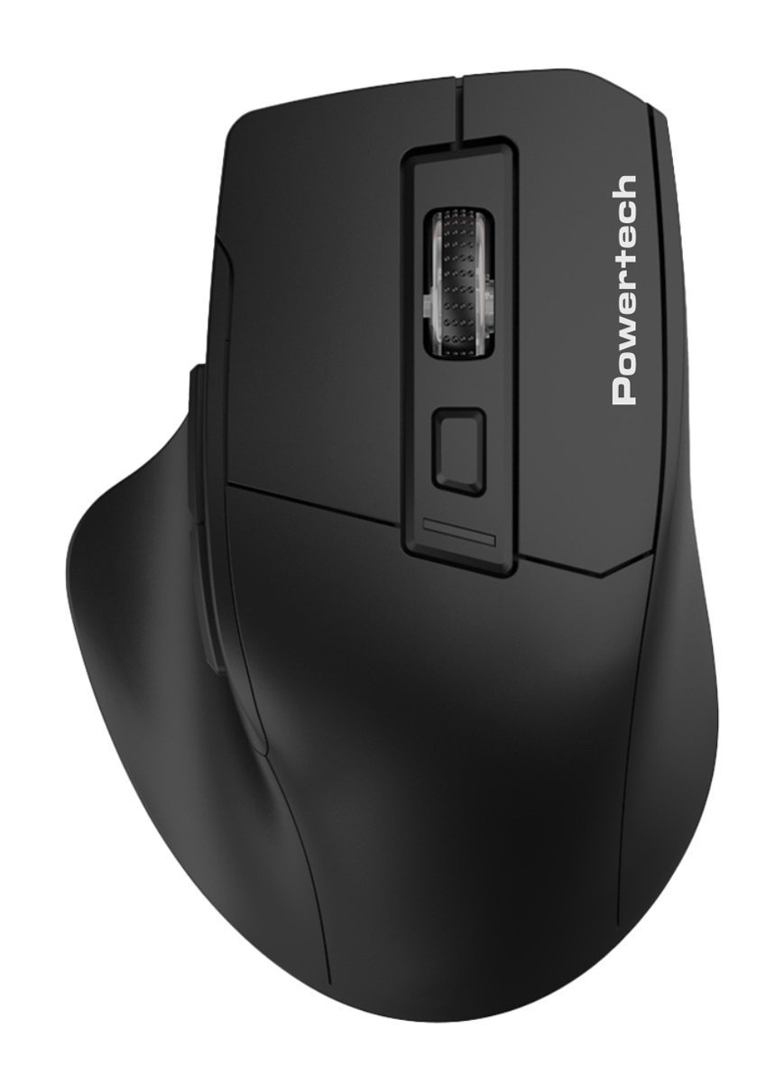 POWERTECH ασύρματο ποντίκι , USB δέκτης, 1600DPI, μαύρο 6788