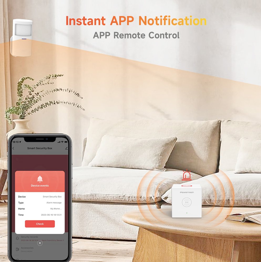 POWERTECH smart ασύρματο σύστημα συναγερμού , RFID, WiFi, TUYA 7000 - Image 13