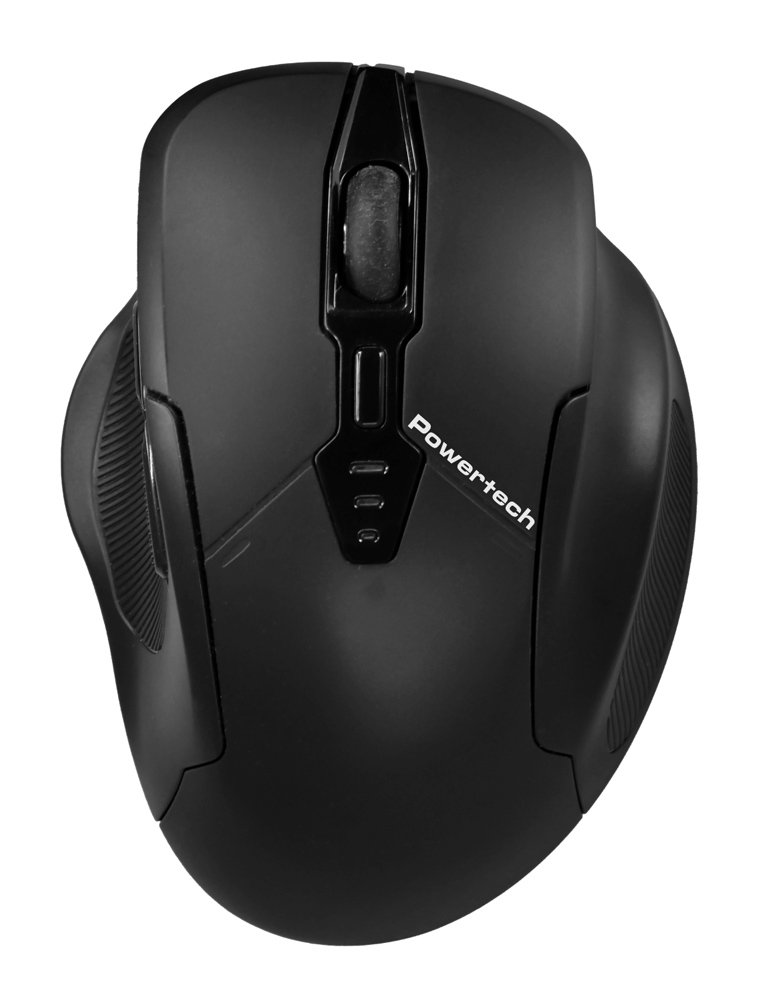 POWERTECH ασύρματο ποντίκι , USB δέκτης, έως 1600DPI, 400mAh, μαύρο 7007