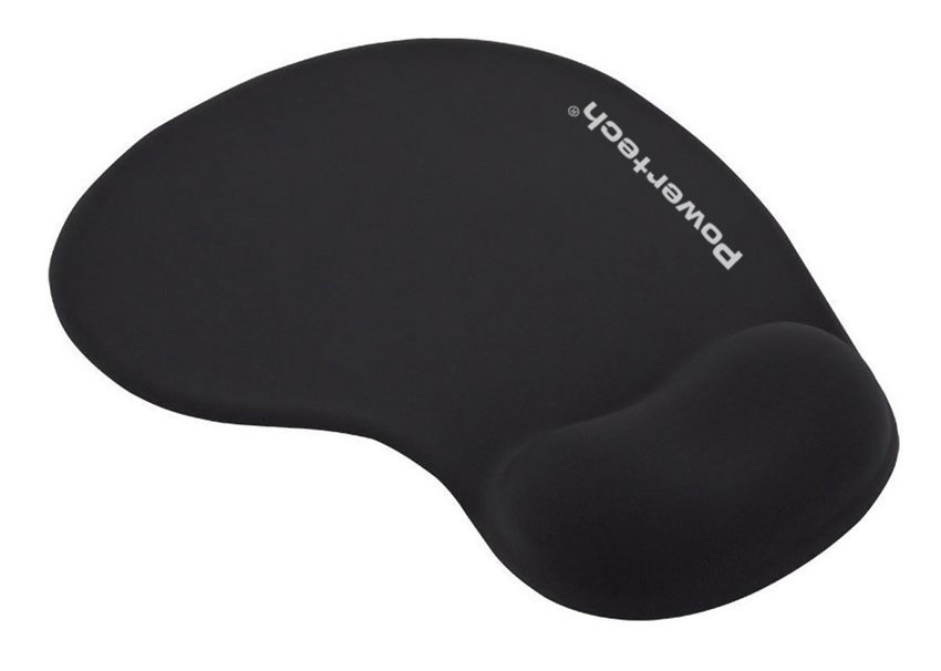 POWERTECH mouse pad  με στήριγμα καρπού, 23x19x1.8cm, μαύρο 7012