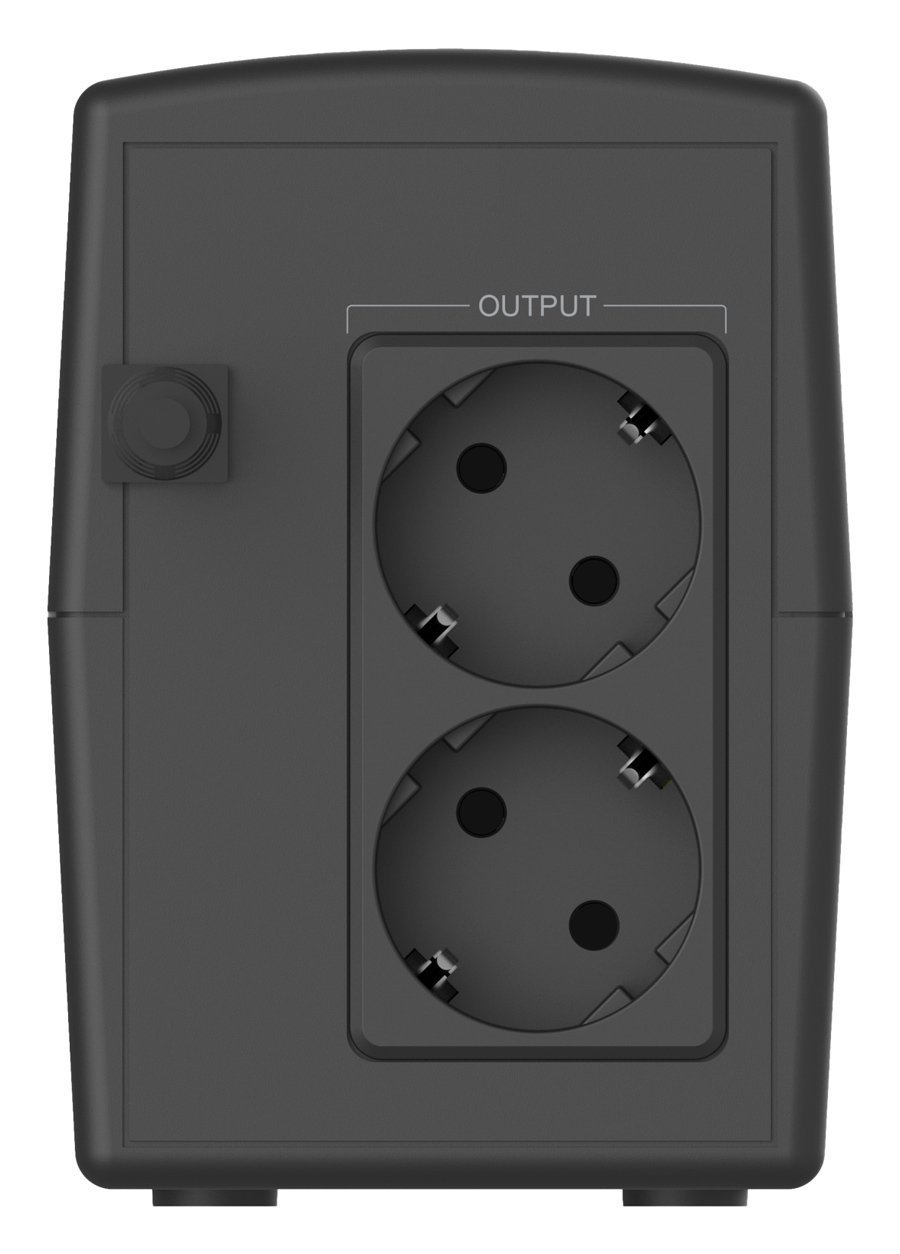 POWERTECH UPS Line Interactive με οθόνη, 850VA, 510W, 2x Schuko 7061 - Image 2