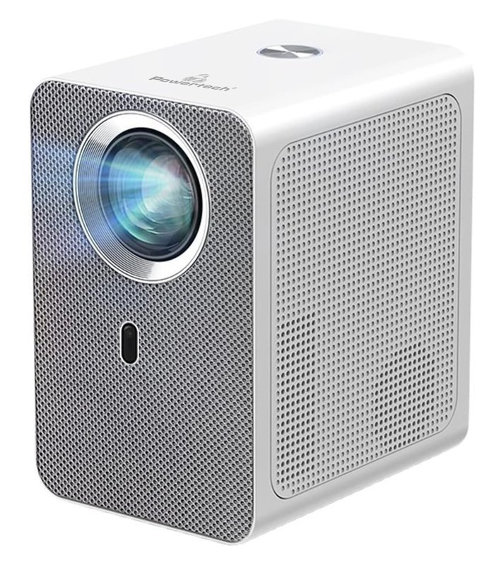 POWERTECH smart βιντεοπροβολέας , 1080p, WiFi, 250 ANSI lumens, λευκός 7104