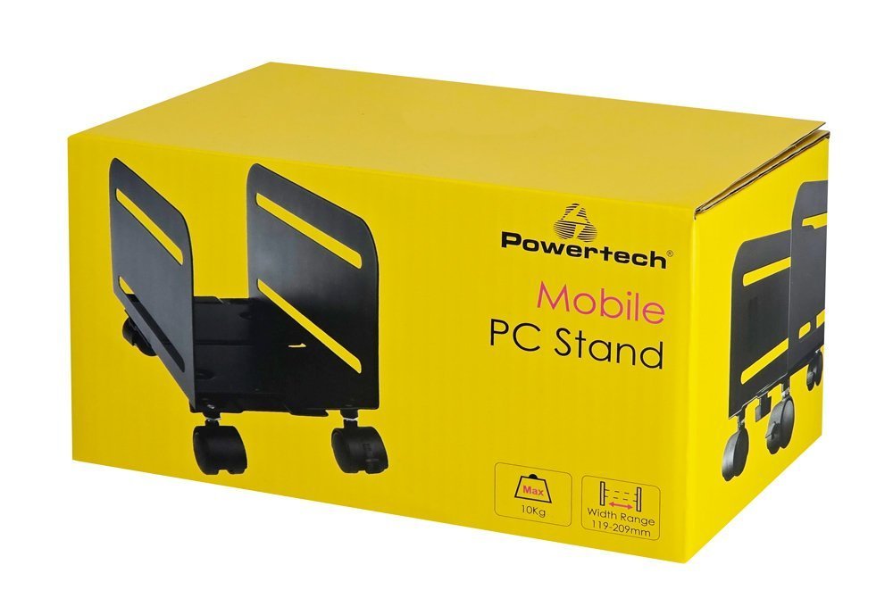 POWERTECH βάση PC με ροδάκια, universal, μεταλλική, έως 10kg 7346 - Image 6