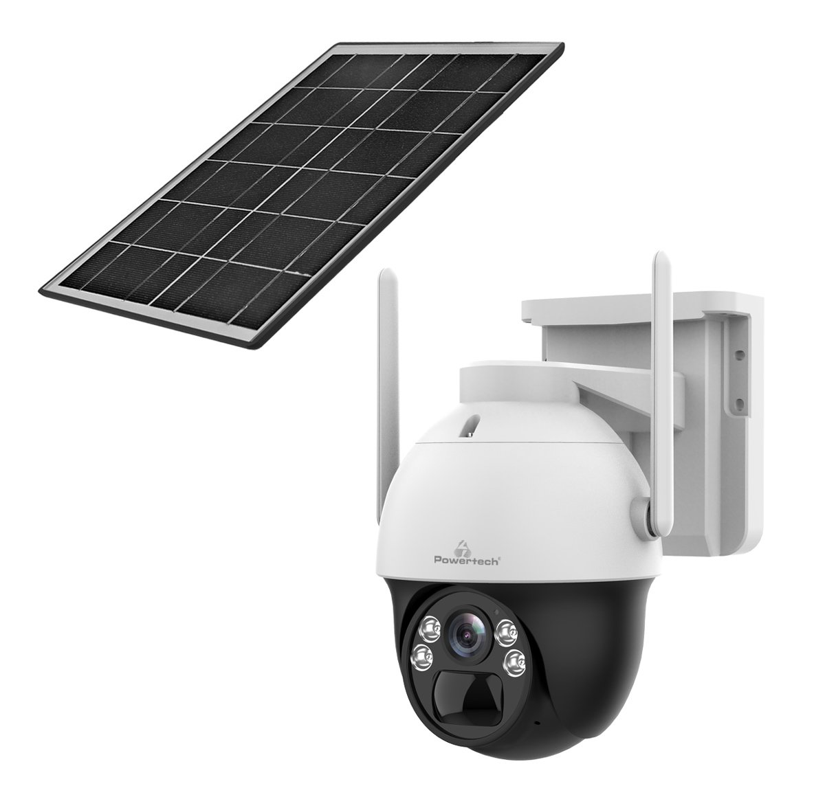 POWERTECH smart ηλιακή κάμερα , 4MP, WiFi, PTZ, SD, IP66 7408