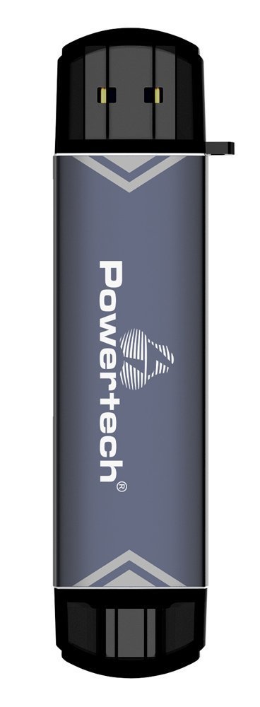 POWERTECH card reader για SD & micro SD, USB 3.2, 5Gbps, γκρι 7469 - Image 5