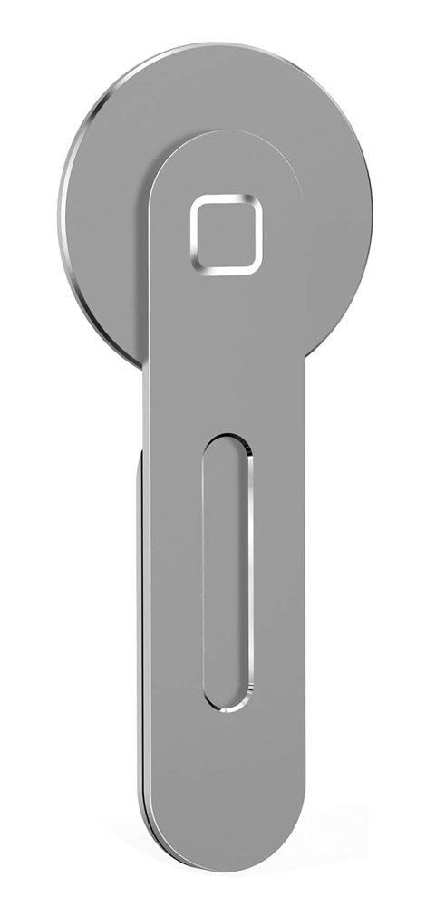 POWERTECH βάση για smartphone , μαγνητική, ασημί 7700