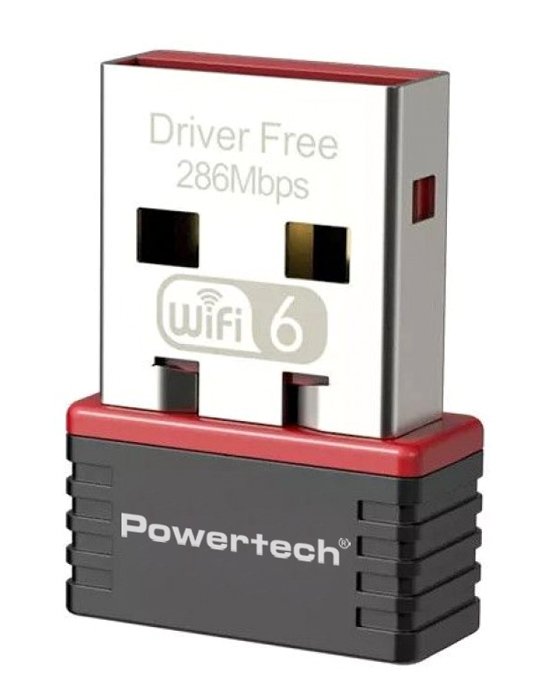 asyrmatos USB antaptoras diktyoy, 300Mbps WiFi 6 7909 USB Type-A