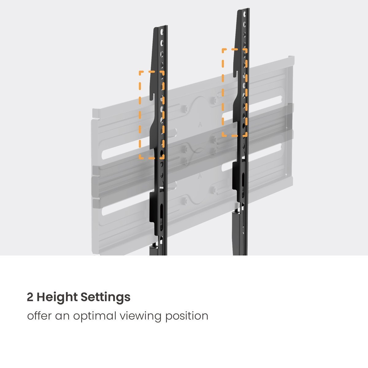POWERTECH επιτοίχια βάση τηλεόρασης , 32-65", έως 35kg, full motion 7935 - Image 3