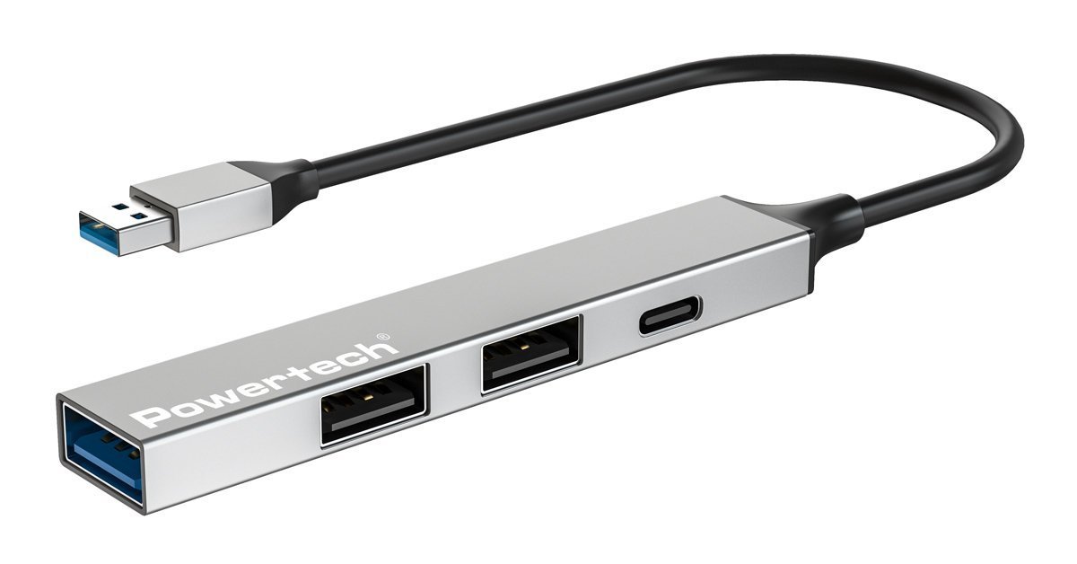 USB hub, 4x thyron, USB 3.2, 5Gbps, USB syndesi, gkri 8189 USB Hub