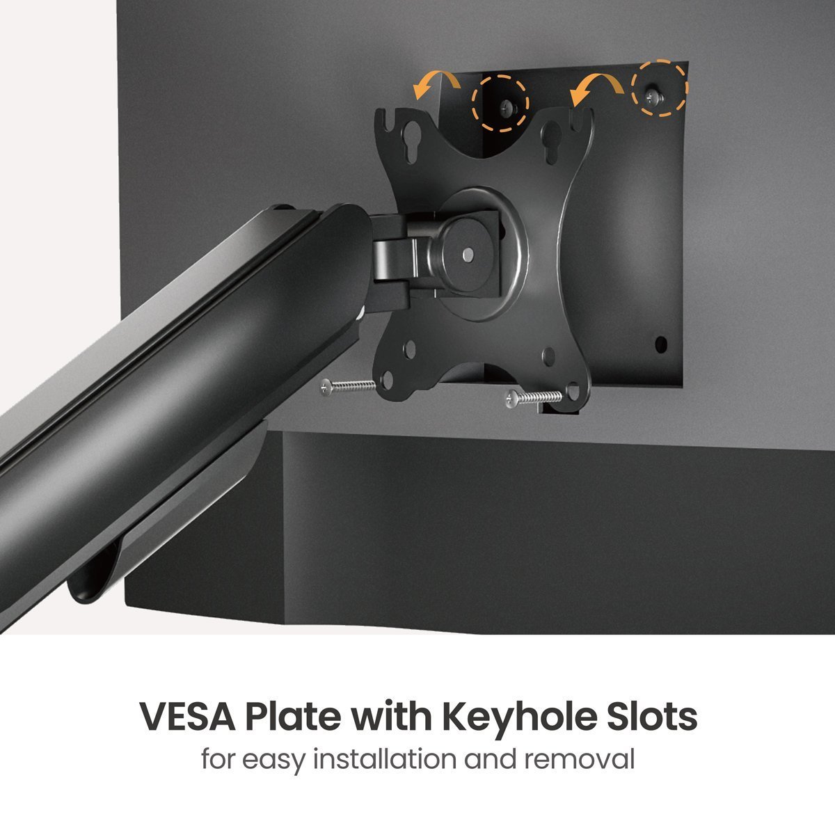 POWERTECH βάση γραφείου για 2x οθόνες , 17-32", έως 9kg 8314 - Image 3