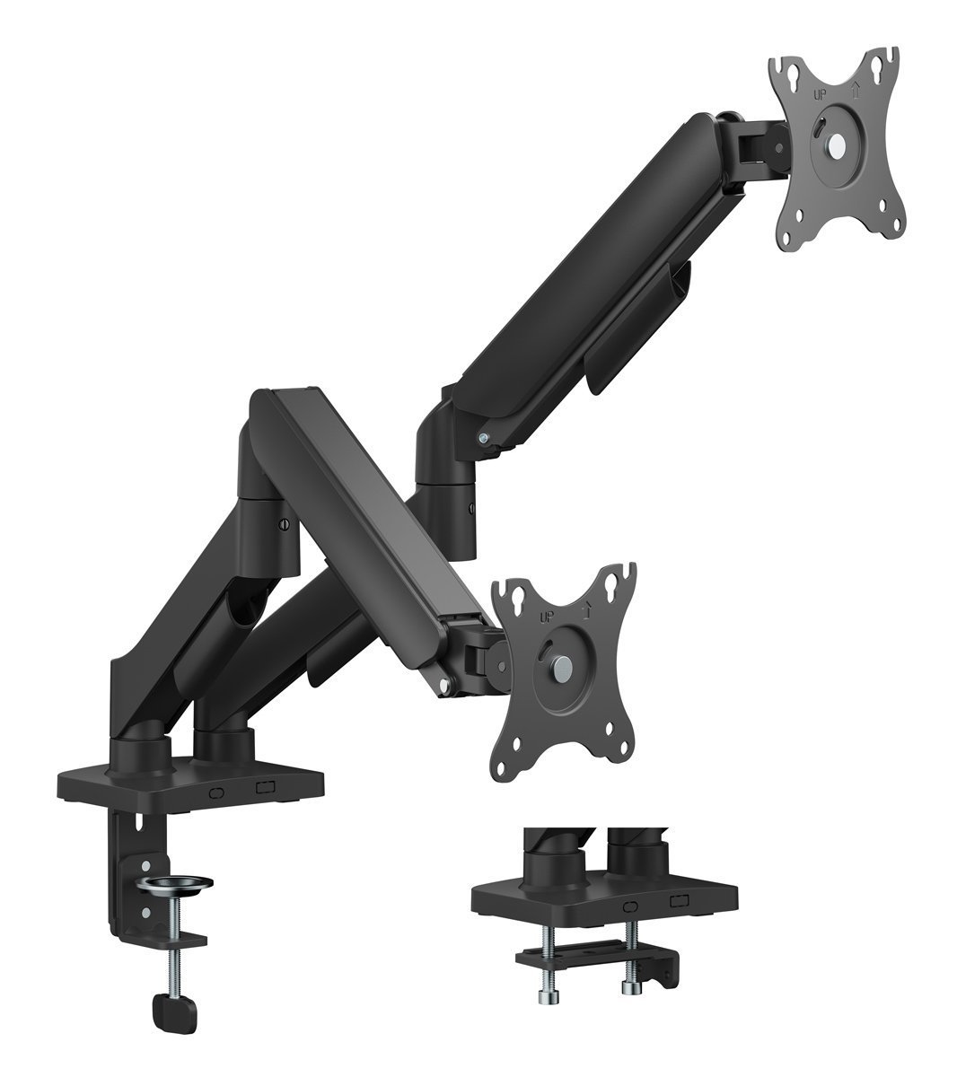 POWERTECH βάση γραφείου για 2x οθόνες , 17-32", έως 9kg 8314