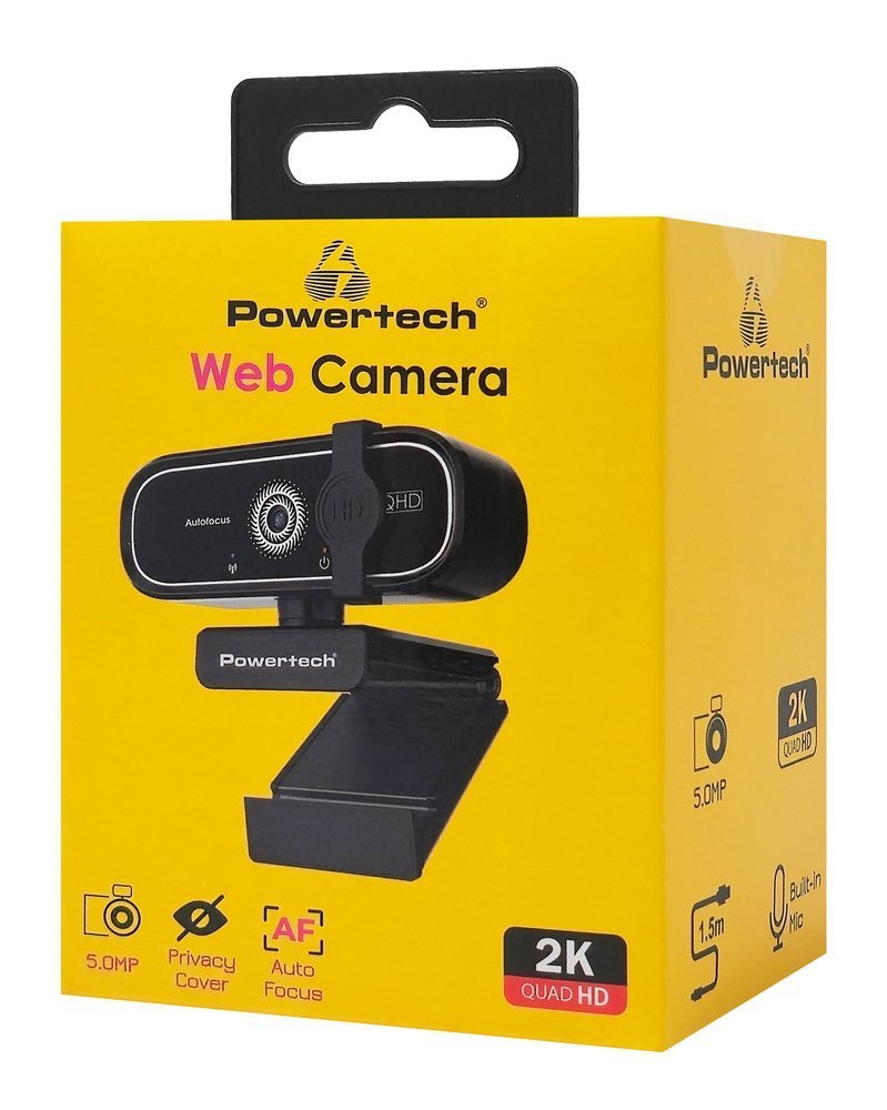 web camera, 5MP, 2K QHD, aytomati estiasi, 1.5m, mayri 8328 0 5