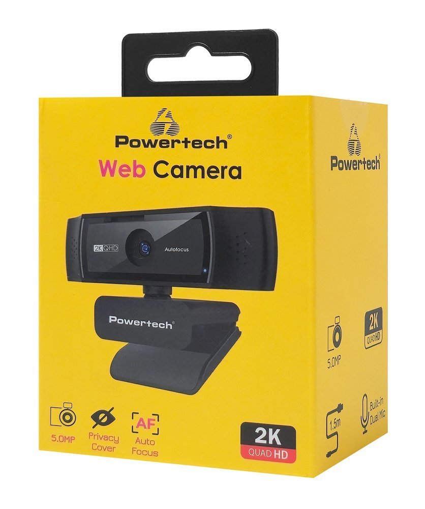 web camera, 5MP, 2K QHD, aytomati estiasi, 1.5m, mayri 8329 0 5