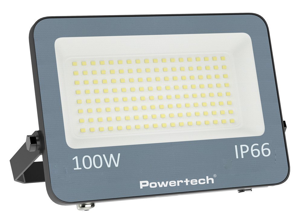 POWERTECH LED προβολέας , 100W, 4000K, 9000lm, IP66 8787