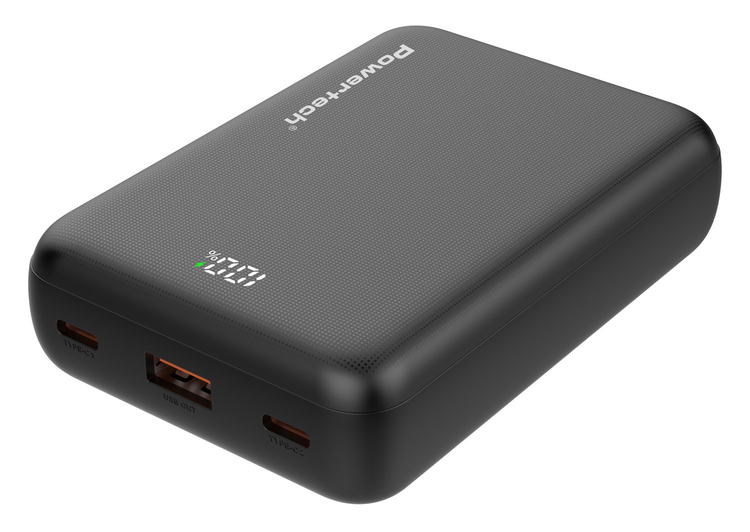 POWERTECH power bank με οθόνη, 20000mah, 22.5W, μαύρο 9062 - Image 2