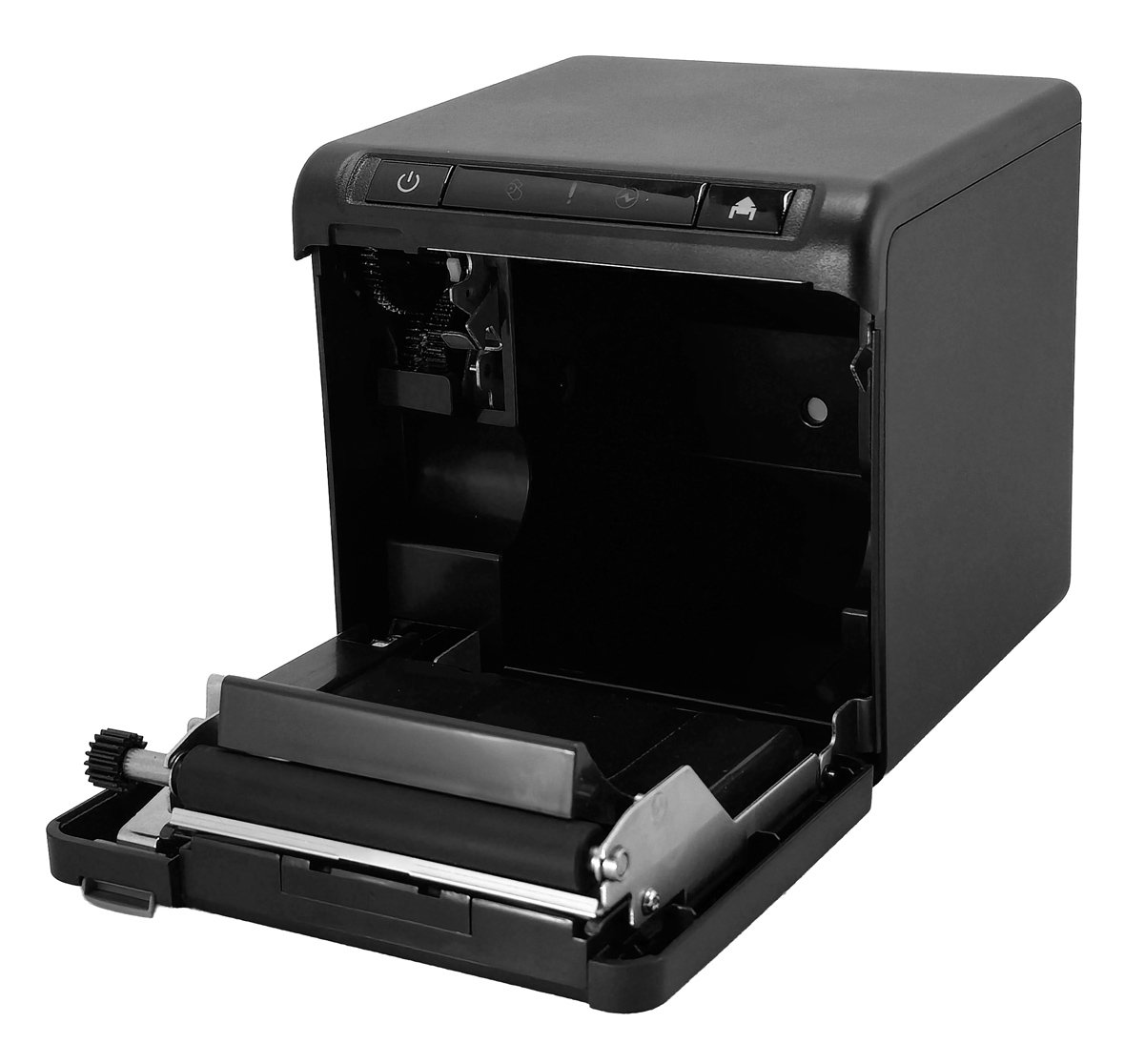 POWERTECH θερμικός εκτυπωτής αποδείξεων , USB/Ethernet/Serial, auto cutter, μαύρος 9089 - Image 2