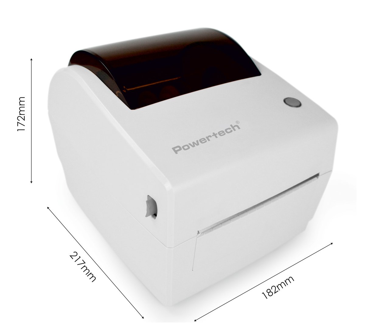 POWERTECH θερμικός εκτυπωτής ετικετών , USB/Ethernet/Serial/Bluetooth, λευκός 9095 - Image 5
