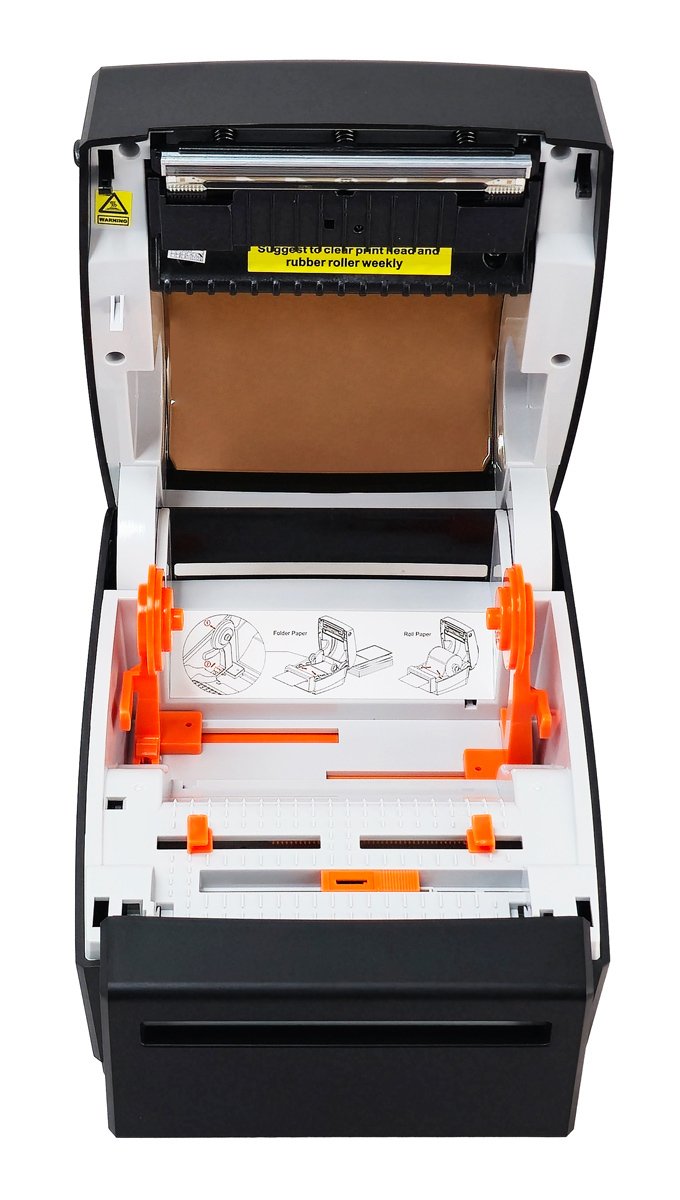 thermikos ektypotis etiketon, USB/Ethernet/Serial, auto cutter, mayros 9096 0 2