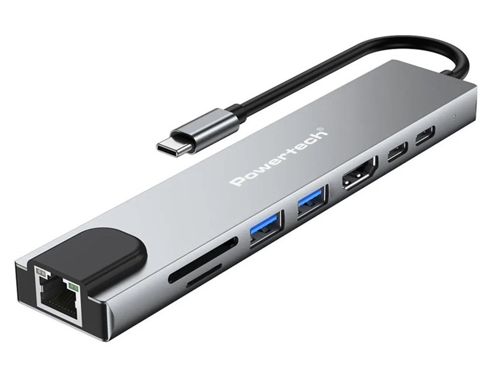 docking station, 8 thyron, USB-C syndesi, 87W PD, 100Mbps, gkri 9358 USB-C