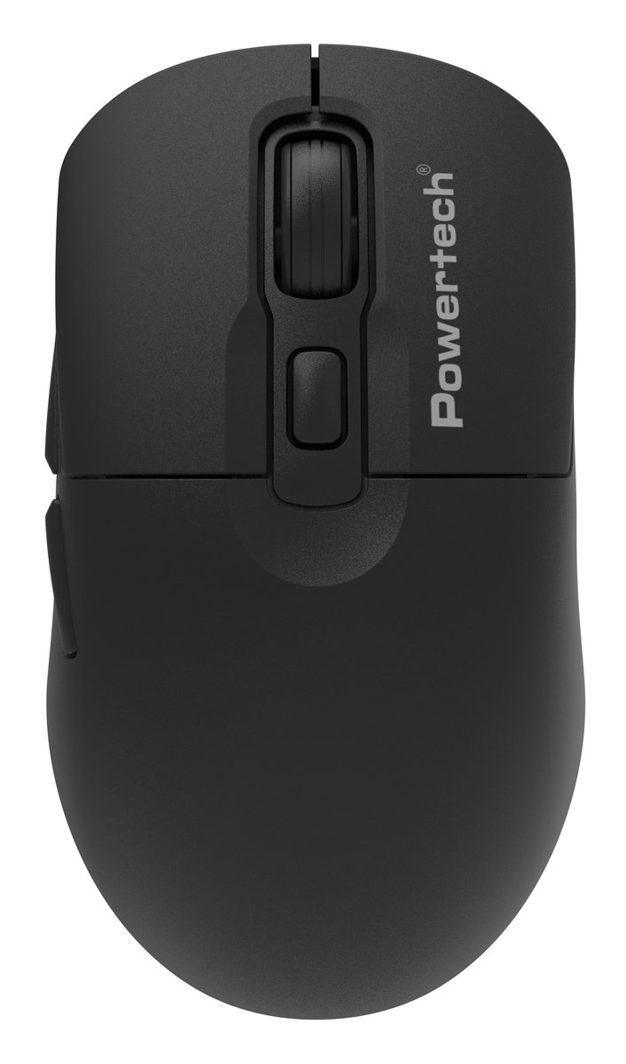 POWERTECH ασύρματο ποντίκι , 2.4GHz, έως 5000DPI, αθόρυβο, μαύρο