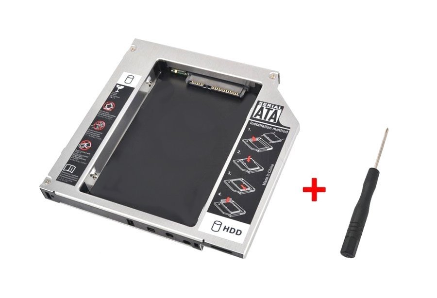 Θήκη σκληρού δίσκου HDD & SSD 2.5" , SATA, με ύψος 12.7mm 520