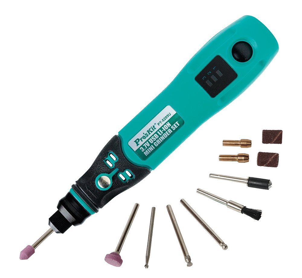 PROSKIT περιστροφικό πολυεργαλείο , 3.7V, 600mah, έως 15000rpm 6473