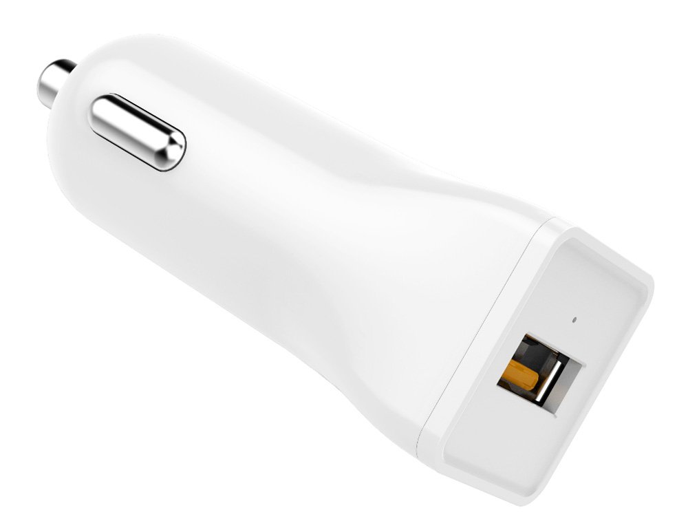 POWERTECH φορτιστής αυτοκινήτου , USB, 18W, 3A, QC 3.0, λευκός