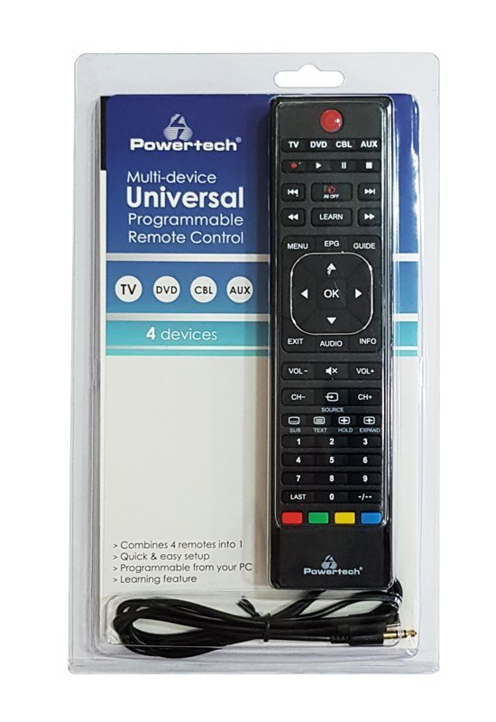 POWERTECH Χειριστήριο , προγραμματιζόμενο μέσω Η/Υ, TV/DVD/CBL/AUX 1069 - Image 2