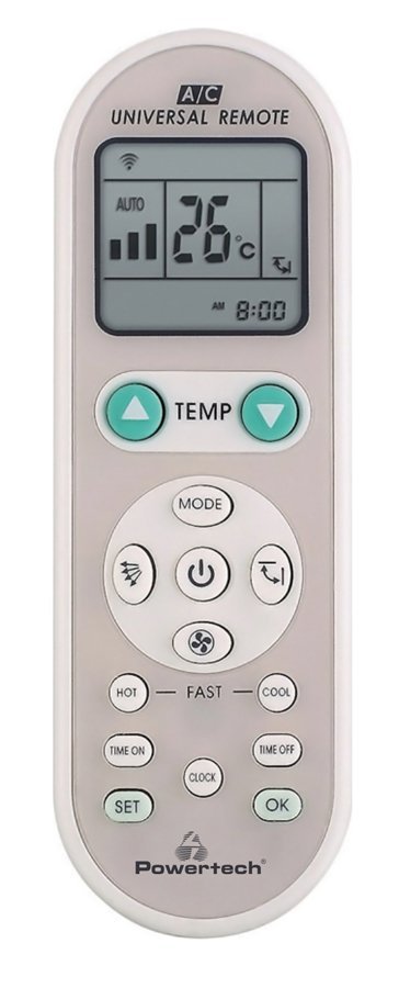POWERTECH Χειριστήριο κλιματιστικού , universal 1000 σε 1 1451