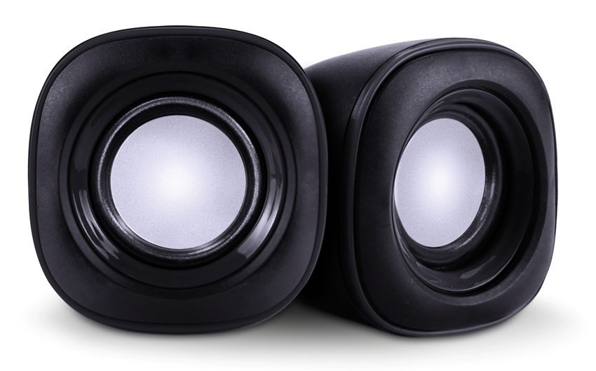 POWERTECH ηχεία Essential sound , 2x 3W, 3.5mm, μαύρα 1877
