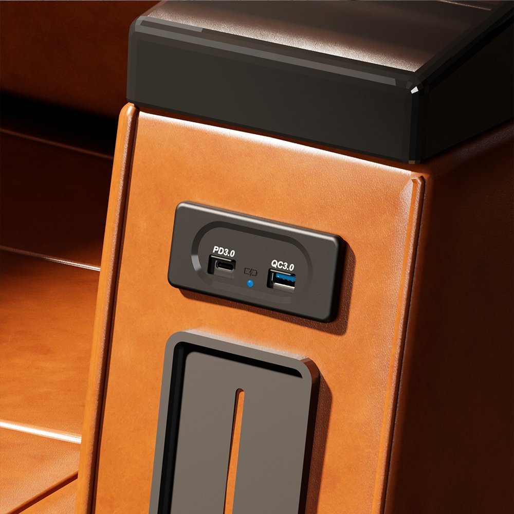 POWERTECH πρίζα USB για σκάφη & οχήματα , USB & USB-C, 36W 6597 - Image 2